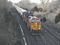 BNSF 5218 at Edelstein Hill, IL in January 2006